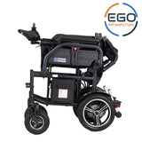 EGO AIR 可摺式電動輪椅 (避震前叉) 摺疊