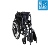 DX-20 鋁合金輕型手推輪椅 (大輪，可拆式扶手，腳踏，長扶手) 