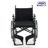 MIKI MPTWSW-45HUS (加寬19.6寸座闊，加載130KG)手推輪椅 星之輪椅