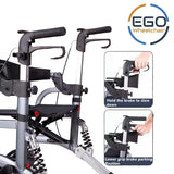 EGO AW881 助行兩用輪椅( 可作助行器，輪椅使用) 雙避震AID WALK break