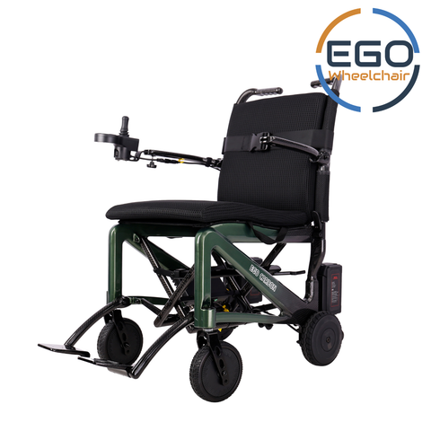 EGO CARBON LITE9.9 電動旅行輪椅 (可上飛機艙， 即時出發) 森林綠 
