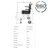 EGO Travel 5.5 超輕手推輪椅（5.5公斤）連旅行收納袋