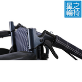 DX-16 手推輪椅 (小輪，可拆式扶手，腳踏，長扶手) 