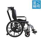 DX-20 鋁合金輕型手推輪椅 (大輪，可拆式扶手，腳踏，長扶手) 