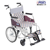 輪椅, 日本Miki MOCC43JL Deluxe 手推輪椅, 鋁合金輪椅 