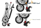 美國 Smartchair travel 8" 電動輪椅 (超輕巧款式，可上飛機電池，外置充電)