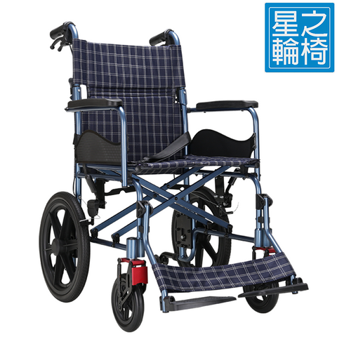 SUS-16 手推輪椅 (16寸避震後輪, 7寸避震前輪, 長扶手)