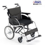  輪椅, 日本Miki MCSC43JL(小輪) 手推輪椅, 鋁合金輪椅 